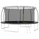 Комплект батут, кръгъл, 460x80 см, 150 кг