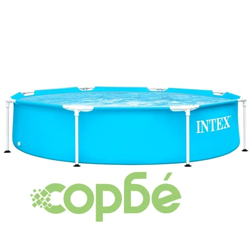 Intex Басейн с метална рамка, 244x51 cм ➤ топ цена ➤ sorbe.bg