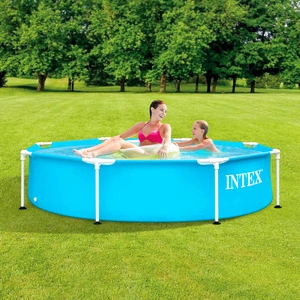 Intex Басейн с метална рамка, 244x51 cм