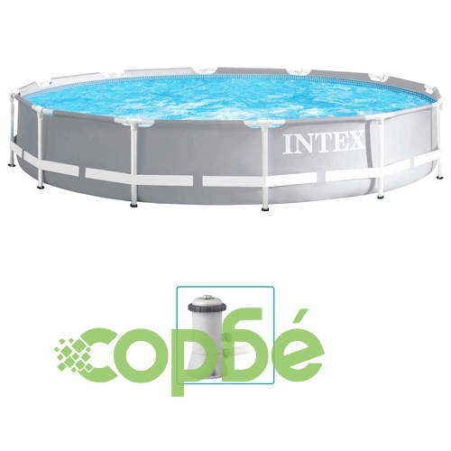 Intex Комплект басейн Prism Frame Premium, 366x76 см ➤ топ цена ➤ sorbe.bg