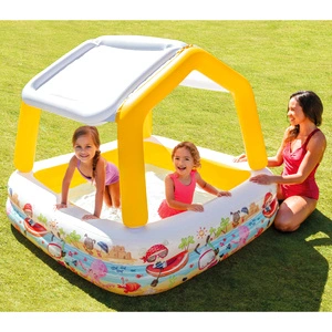 Intex Надуваем басейн с навес, 157x157x122 см