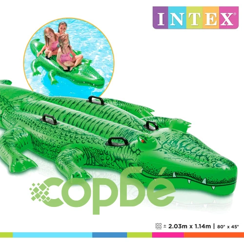 Intex Надуваем гигантски алигатор, 203x114 см ➤ топ цена ➤ sorbe.bg