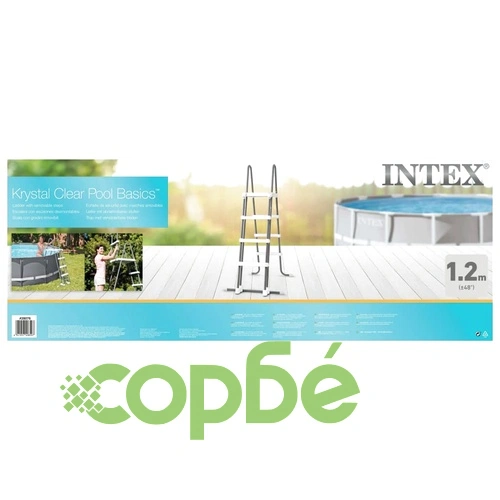 Intex Стълба за басейн с 4 стъпала, 122 см ➤ топ цена ➤ sorbe.bg
