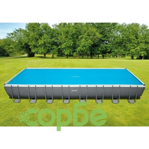 Intex Соларно покривало за басейн, синьо, 960x466 см, полиетилен ➤ топ цена ➤ sorbe.bg