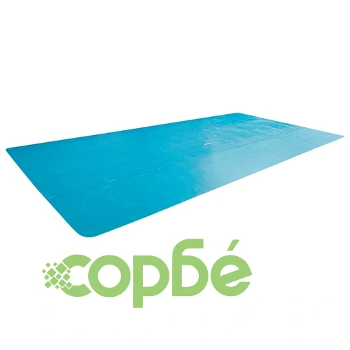 Intex Соларно покривало за басейн, синьо, 378x186 см, полиетилен ➤ топ цена ➤ sorbe.bg