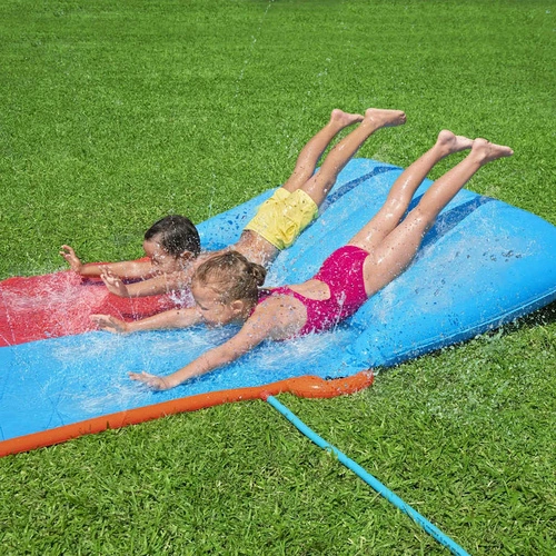 Bestway H2OGO Водна пързалка Tsunami Splash Ramp Double Slide ➤ топ цена ➤ sorbe.bg