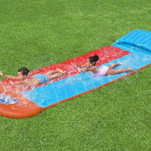 Bestway H2OGO Водна пързалка Tsunami Splash Ramp Double Slide ➤ топ цена ➤ sorbe.bg