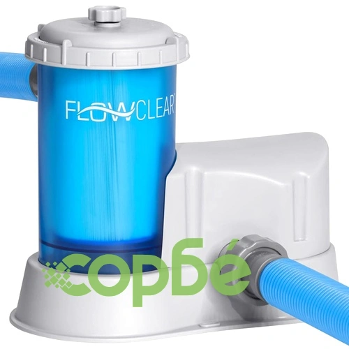 Bestway Flowclear Прозрачен патрон филтър помпа ➤ топ цена ➤ sorbe.bg