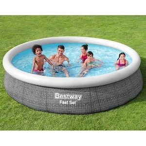 Bestway Комплект кръгъл плувен басейн 366x76 см