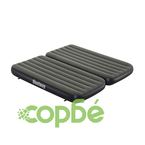 Bestway Надуваемо въздушно легло 3-в-1 черно и сиво 188x99x25 см ➤ топ цена ➤ sorbe.bg