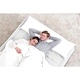 Bestway Fortech Надуваемо легло с вградена помпа 203x152x46 cм
