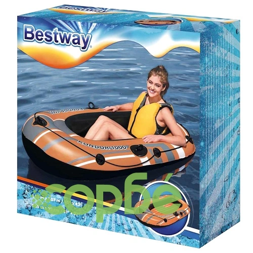 Bestway Надуваема лодка Kondor 1000 155x93 см ➤ топ цена ➤ sorbe.bg