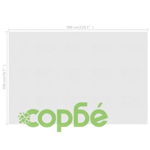 Плаващо соларно покривало за басейн PE 300x200 см сиво ➤ топ цена ➤ sorbe.bg