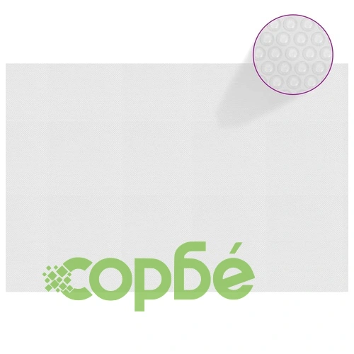 Плаващо соларно покривало за басейн PE 600x400 см сиво ➤ топ цена ➤ sorbe.bg