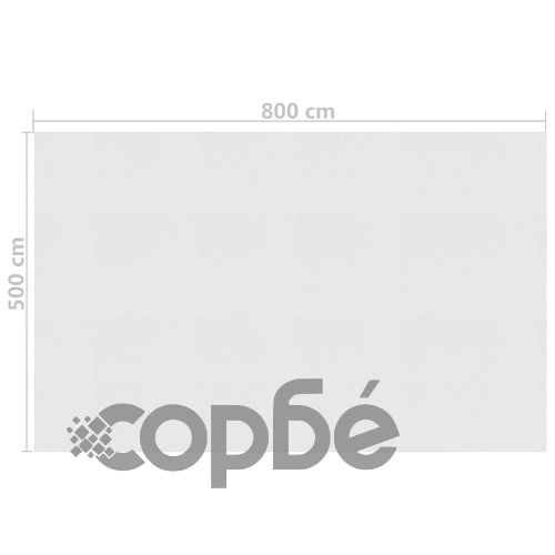 Плаващо соларно покривало за басейн PE 800x500 см сиво ➤ топ цена ➤ sorbe.bg