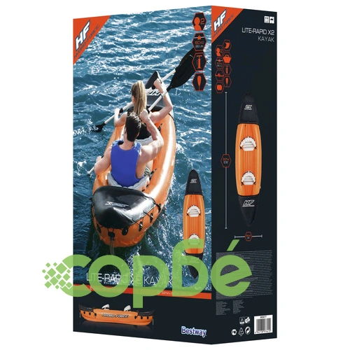 Bestway Надуваем комплект каяк Hydro-Force Lite-Rapid x2 ➤ топ цена ➤ sorbe.bg