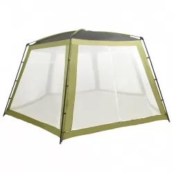 Палатка за басейн, текстил, 660x580x250 см, зелена