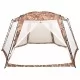 Палатка за басейн, текстил, 660x580x250 см, камуфлаж