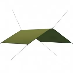 Тента за къмпинг, 4x4 м, зелена