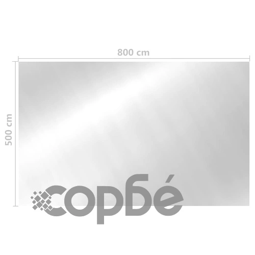 Плаващо правоъгълно соларно покривало басейн PE 8x5 м сребристо ➤ топ цена ➤ sorbe.bg