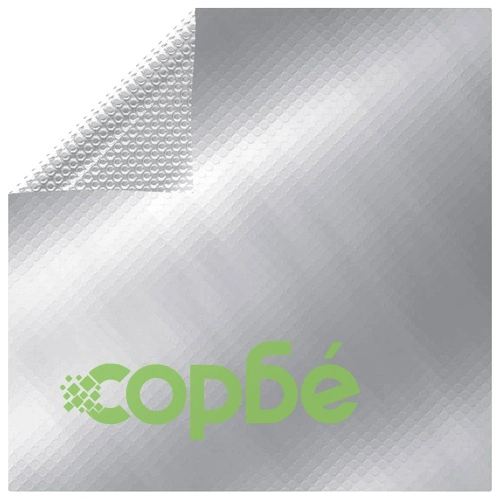 Покривало за басейн, сребристо, 300x200 см, PE ➤ топ цена ➤ sorbe.bg