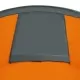 Къмпинг палатка за 4 души, сиво и оранжево