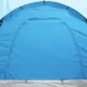 Къмпинг палатка за 6 души, синьо и светлосиньо