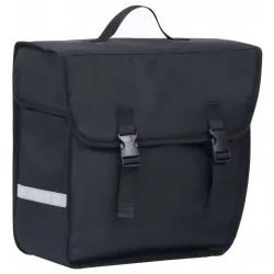 Единична чанта за багажник за велосипед водоустойчива 21л черна