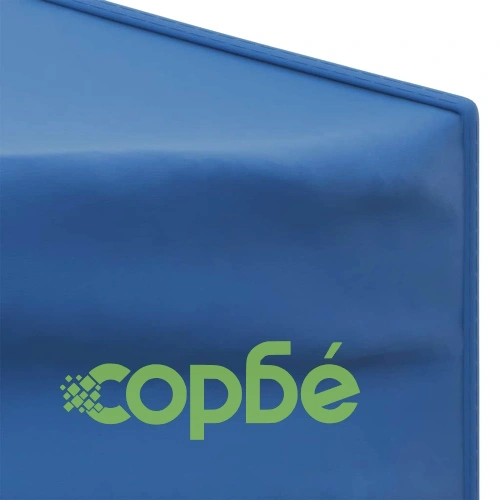 Сгъваема парти палатка със странични стени, синя, 2x2 м ➤ топ цена ➤ sorbe.bg