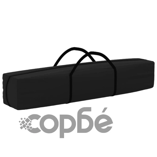 Сгъваема парти палатка, черна, 3x3 м ➤ топ цена ➤ sorbe.bg
