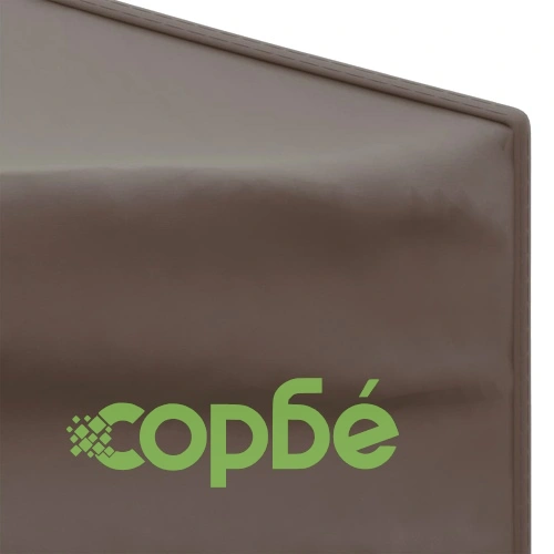 Сгъваема парти палатка със странични стени, таупе, 3x3 м ➤ топ цена ➤ sorbe.bg