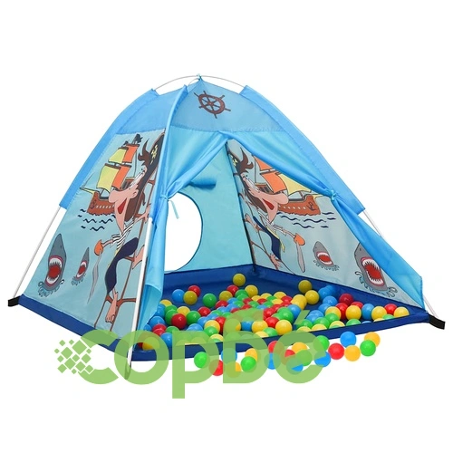 Детска палатка за игра, синя, 120x120x90 см ➤ топ цена ➤ sorbe.bg