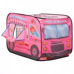 Детска палатка за игра, розова, 70x112x70 см