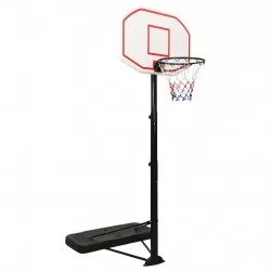 Баскетболна стойка, бяла, 258-363 см, полиетилен