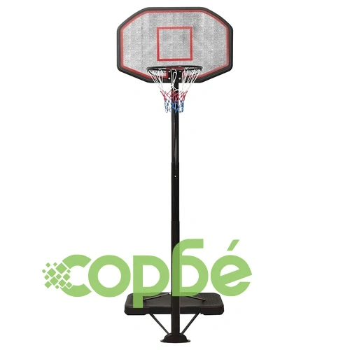 Баскетболна стойка черна 258-363 см полиетилен ➤ топ цена ➤ sorbe.bg