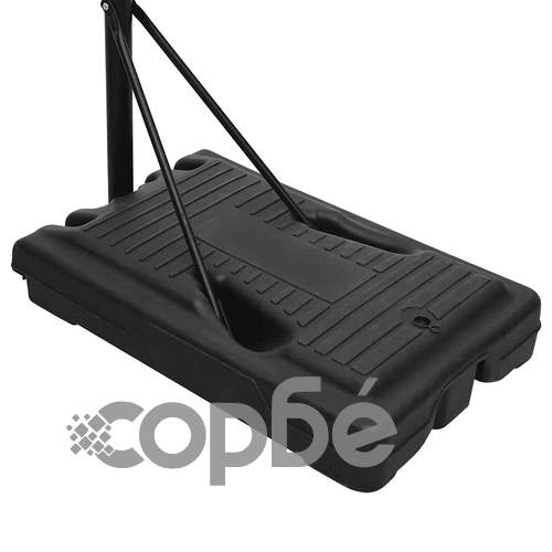 Баскетболна стойка, прозрачна, 235-305 см, поликарбонат ➤ топ цена ➤ sorbe.bg