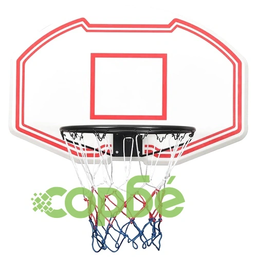 Баскетболно табло бяло 90x60x2 см полиетилен ➤ топ цена ➤ sorbe.bg