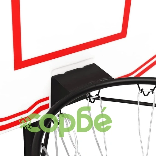 Баскетболно табло бяло 90x60x2 см полиетилен ➤ топ цена ➤ sorbe.bg