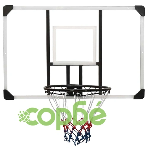 Баскетболно табло, прозрачно, 106x69x3 см, поликарбонат ➤ топ цена ➤ sorbe.bg