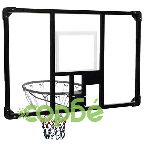 Баскетболно табло, прозрачно, 106x69x3 см, поликарбонат ➤ топ цена ➤ sorbe.bg