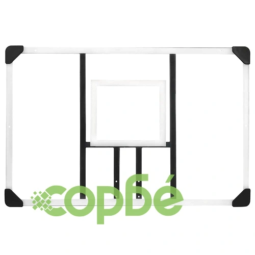 Баскетболно табло, прозрачно, 106x69x3 см, поликарбонат ➤ топ цена ➤ sorbe.bg