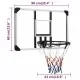 Баскетболно табло, прозрачно, 90x60x2,5 см, поликарбонат