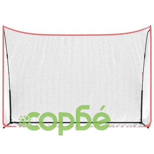 Тренировъчна мрежа за голф черно/червено 305x91x213см полиестер ➤ топ цена ➤ sorbe.bg