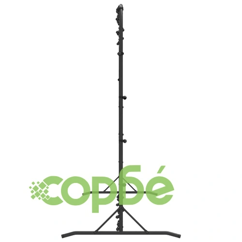 Футболна мрежа рикошет, черна, 366x90x183 см, HDPE ➤ топ цена ➤ sorbe.bg