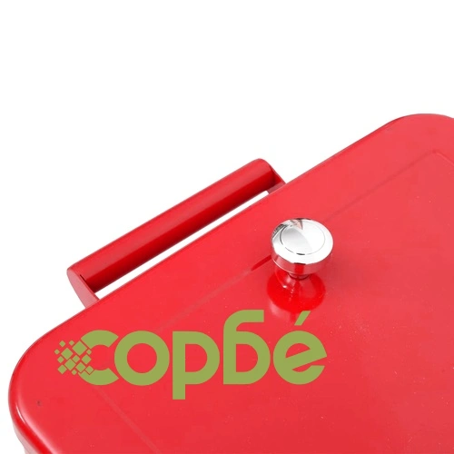 Хладилна количка с колела, червена, 92x43x89 см ➤ топ цена ➤ sorbe.bg