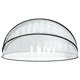 Купол за басейн 315x158 см PVC