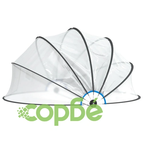 Купол за басейн, кръгъл, 406x203 см, PVC ➤ топ цена ➤ sorbe.bg