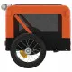 Ремарке за колело за любимци оранжев черен Оксфорд плат желязо