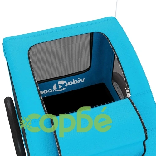 Ремарке за колело за любимци син Оксфорд плат и желязо ➤ топ цена ➤ sorbe.bg