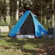 Къмпинг палатка за 2 души синя 267x154x117 см 185T тафта